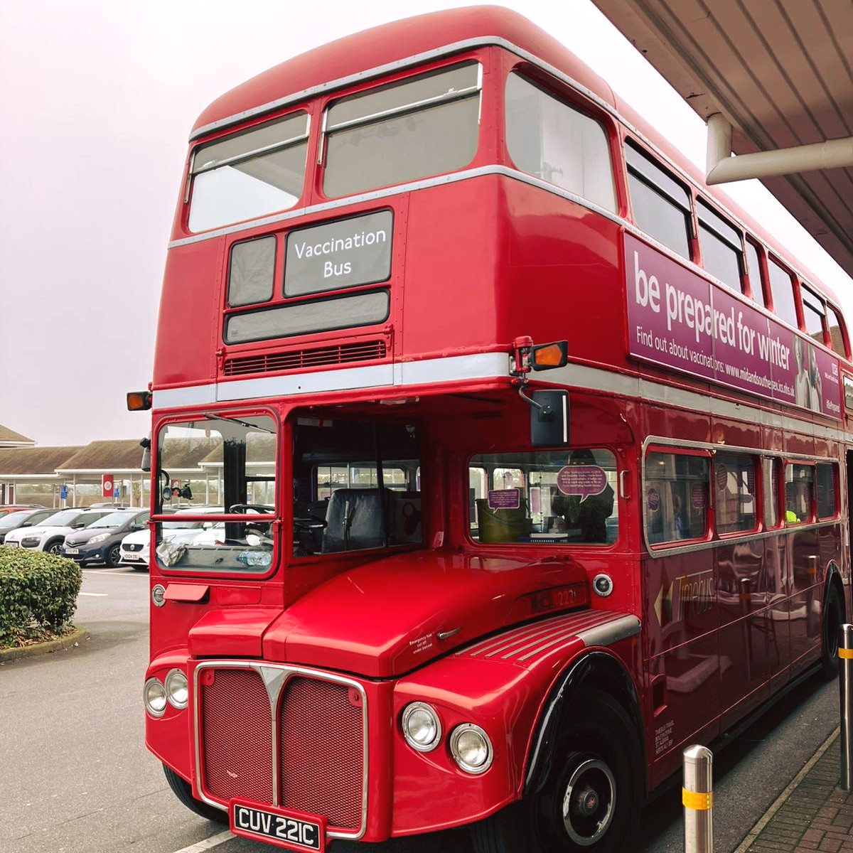 Get onboard winter vaccination campaign as bus rolls into town - Mid ...